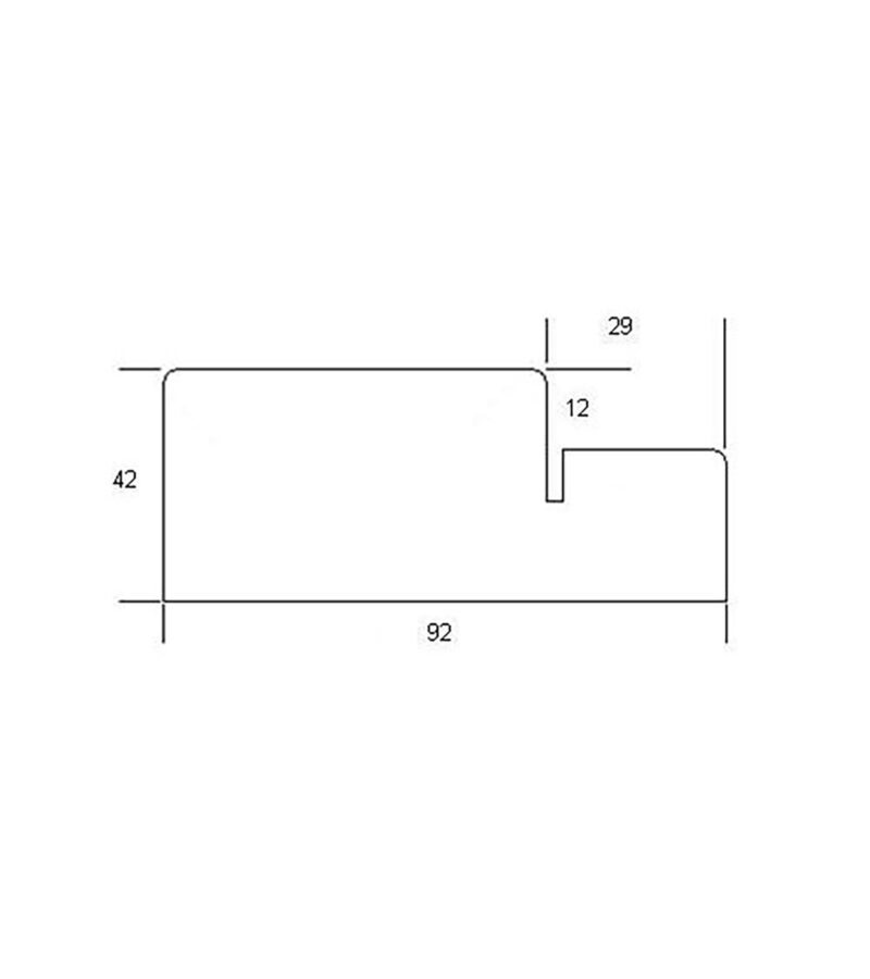 AD SAUNANOVI BLACK TRENDLINE 8x20