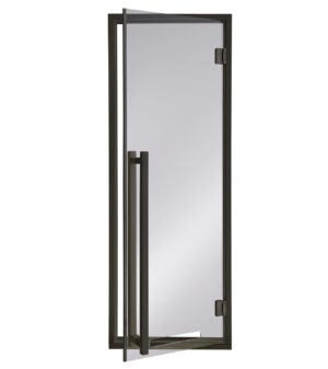 Doors for sauna AD MODERN BLACK SAUNA DOOR, GRAY, 90x210cm AD MODERN BLACK SAUNA DOORS