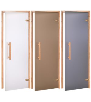 Doors for sauna AD NATURAL SAUNA DOOR, ALDER, BRONZE MATTE, 70x190cm AD NATURAL SAUNA DOORS MATTE