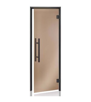 Doors for steam sauna AD PREMIUM BLACK STEAM DOORS