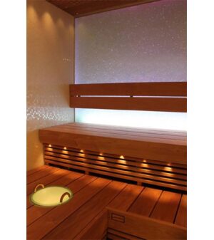 Fiber optic lighting for sauna CARIITTI SAUNA SEAT SET