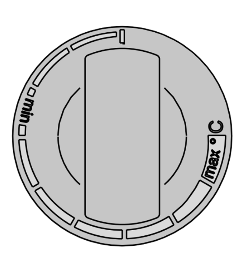 HARVIA DELTA/CILINDRO/FIGARO, TERMOSTAATIN SÄÄDIN, SPZST-220