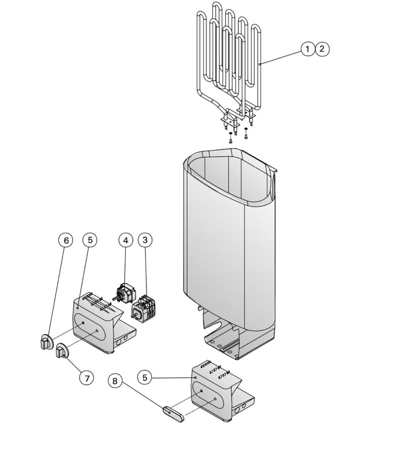 HARVIA DELTA/CILINDRO/FIGARO, TERMOSTAATIN SÄÄDIN, SPZST-220