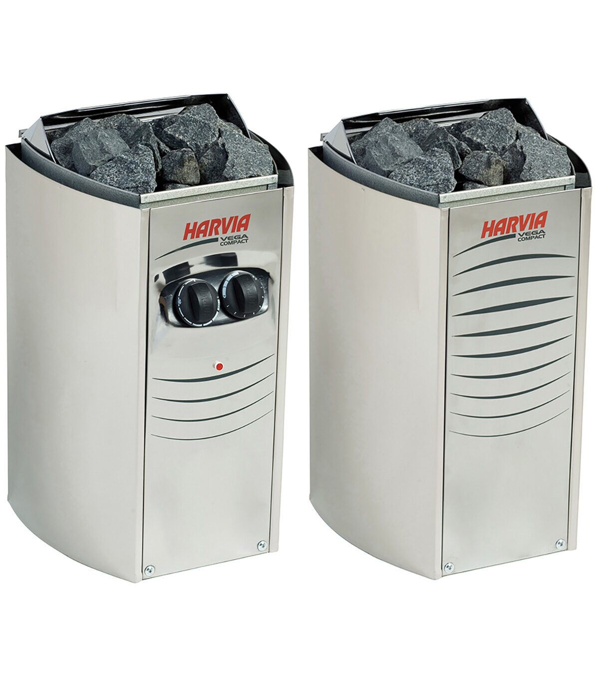 Harvia Vega Compact Saunaofen 2,3 KW - Edelstahl Ofen Für Kleine Saunen