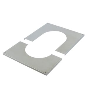 Smoke pipes DECORATIVE COVER, STAINLESS STEEL, Ø115MM-120MM