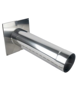 Smoke pipes DECORATIVE COVER, STAINLESS STEEL, Ø115MM-120MM