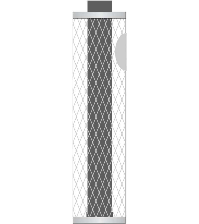 IKI 5003, VERKKO 1000mm, SAVUPIIPULLA 1050mm, RUOSTUMATON TERÄS