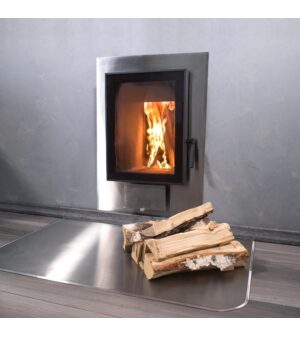 IKI Sauna Stoves SAUNA WOODBURNING STOVE IKI KIVI SL, THROUGH THE WALL, LEFT-HANDED DOOR IKI KIVI SL