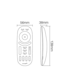 Sauna LED light MI-LIGHT 50W RGB+CCT LED FLOODLIGHT IP65, FUTT02