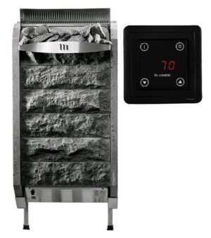 MONDEX Sauna heaters ELECTRIC SAUNA HEATER MONDEX LOUHI E2 6,6kW, WITH CONTROL UNIT, STAINLESS STEEL MONDEX LOUHI E2