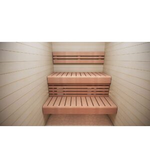 Modular elements for sauna bench BACKREST, ALDER, 28x300x1600-2400mm
