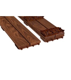 Outdoor materials THERMO PINE TERRACE WOOD QUICK DECK 31x199x795mm THERMO ASH TERRACE WOOD QUICK DECK 31x199x795mm