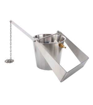 Shower bucket Shower bucket ELIGA COLD SHOWER BUCKET, STAINLESS STEEL