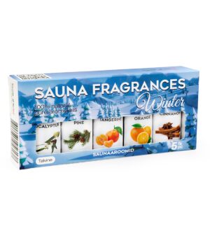 Sauna aromas SAUFLEX SAUNA ESSENTIAL OIL COLLECTION 5X15ML, WINTER