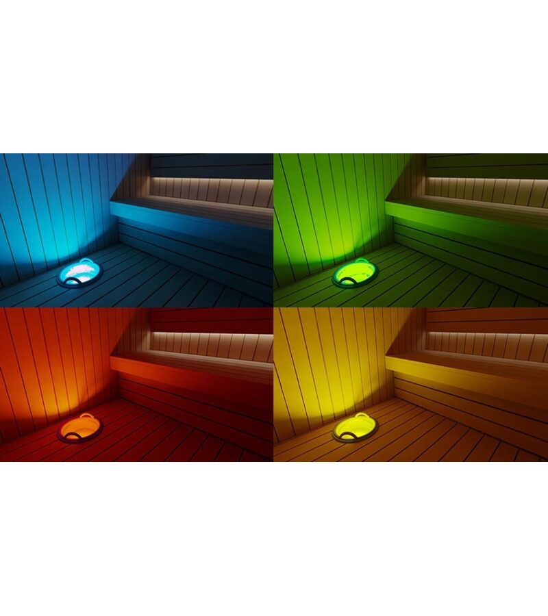 SAUFLEX SAUNA KIULU RGB LED-VALOLLA 5,0 L