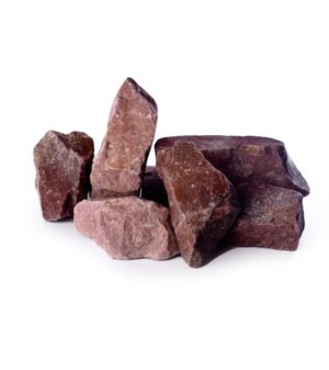 Sauna stones Sauna stones Sauna stones SAUNA STONES. RED QUARTZITE 10-15 cm