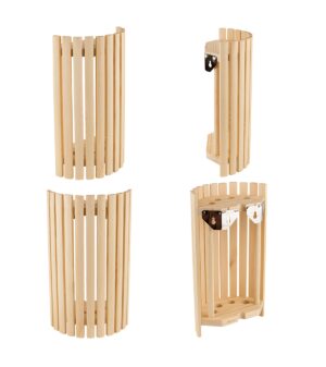 Sauna lamps SAWO LAMP AND LATTICE SET 914-VP, PINE